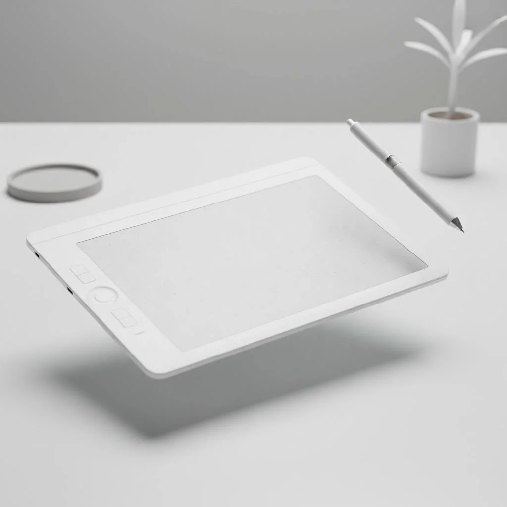 Graphic designer using a Wacom Cintiq Pro 24 tablet